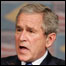 O presidente dos EUA, George W. Bush