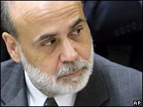 O presidente do FED, Ben Bernanke