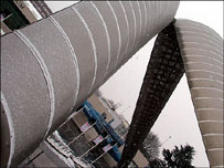 Whittle Arches in February's snow