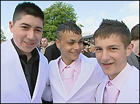 Three sharp-dressed boys