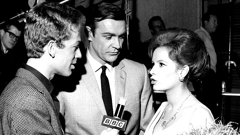 Sean Connery being interviewed