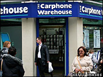 Carphone Warehouse shop
