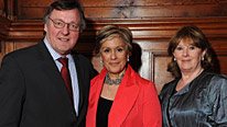 Judges Robin Stapleton, Dame Kiri Te Kanawa and Anne Howells at a masterclass for The BBC Radio 2 Kiri Prize