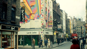 London's Carnaby Street during the 1960s