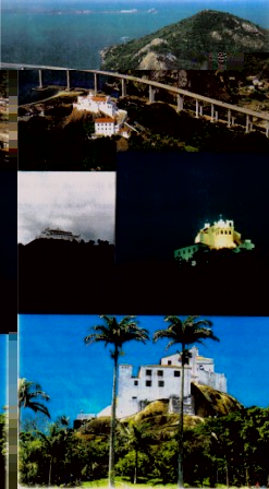 The view of the Convento da Penha and the Third Bridge