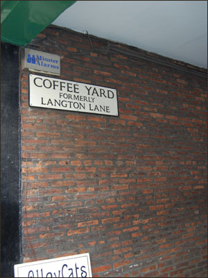 Coffee Yard sign