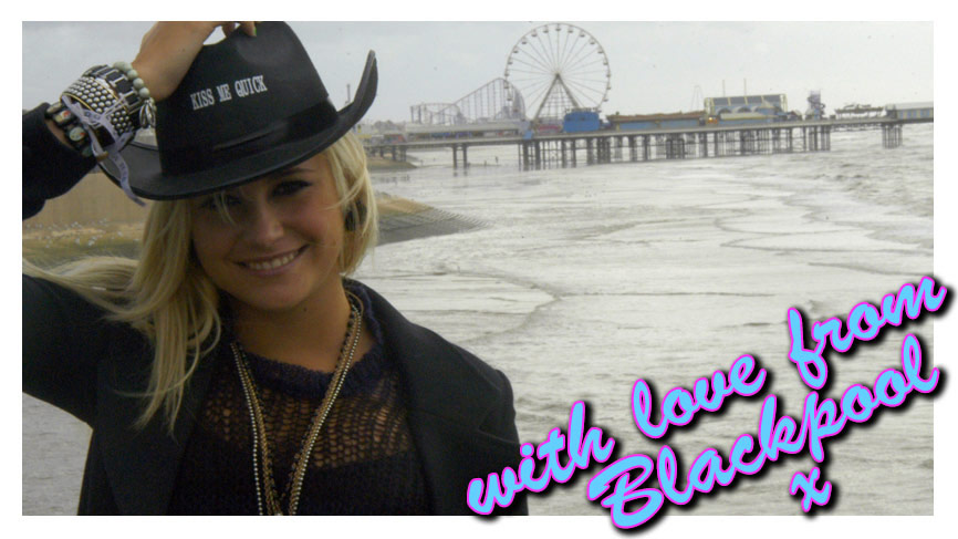 Pixie Lott takes time out from her pair of Live In Blackpool performances for a quick tour of Blackpool's sights.