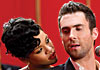 Adam Levine and Rihanna