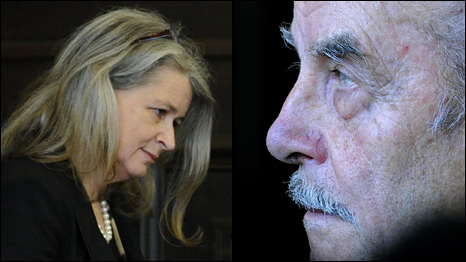 Dr Heidi Kastner (left) - Jaeger/AFP/Getty. Josef Fritzl (right) - Handout/Getty