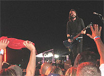 Dave Grohl seen from the crowd