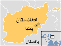 نقشه پکتیا - افغانستان