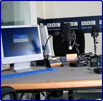  Studio české redakce BBC