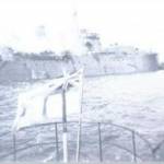 HMS Foylebank approx half an hour before the events of the 4th July 1940. Picture reproduced from Ron Walsh's book In the Company of Heroes