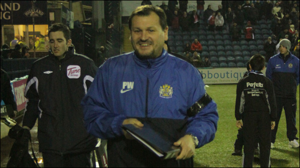 Stockport County caretaker manager Peter Ward.