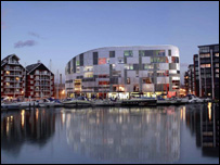 The design for UCS' campus on Ipswich's waterfront