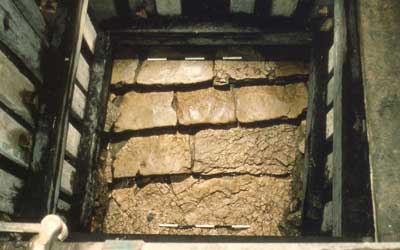 excavated steps