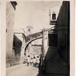 First Station of the Cross. Jesus is condemned to death. “Then they led Jesus from Caiaphas to the Praetorium” (John. 18:28).