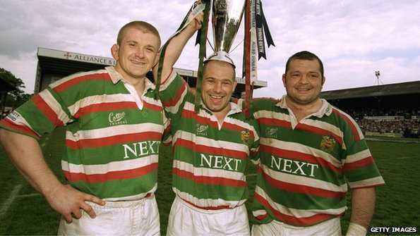 Graham Rowntree, Richard Cockerill and Darren Garforth
