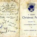 Nancy Childs Annual Party Invitation 1943. Nancy was a listener with the ATS working for the Listening Service based in Loughborough.