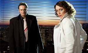 Philip Glenister and Keeley Hawes in Ashes To Ashes 