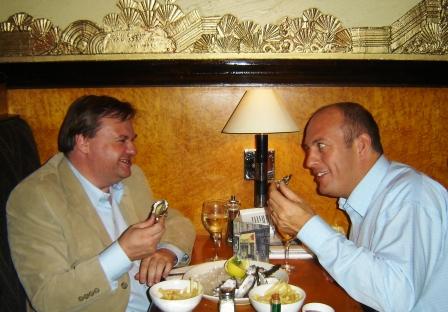 Jeff Zycinski & Gareth Hydes in Rogano