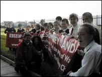 Students from Walney School.