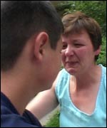 Cornel and his birth mum