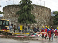 Pamje nga kalaja e Elbasanit