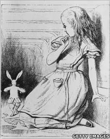 Tenniel's image of Alice