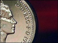 A pound coin