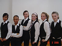 Girls from jazz dance group