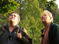 Lionel Kelleway with David Harper (Left) on the search for Robins