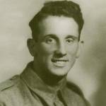 Thomas Emyr (Tom) Davies, aged 21, on joining up with the South Wales Borderers in 1939
