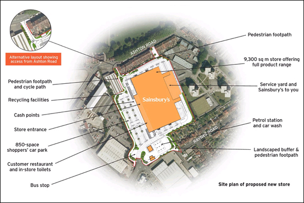 How the new Sainsbury's might look