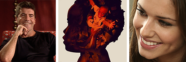 Simon Cowell, the Haiti single cover and Cheryl Cole