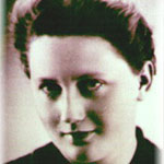Janina Pladek as a teenager.