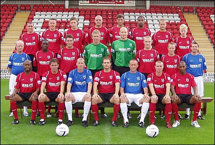 Kidderminster Harriers team photo 2006