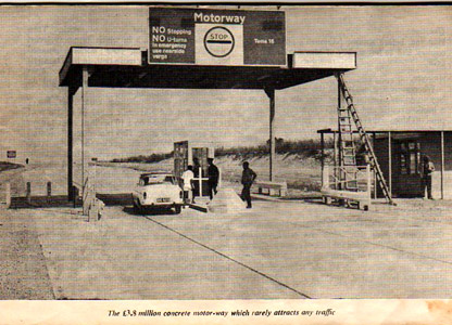 An empty motorway 