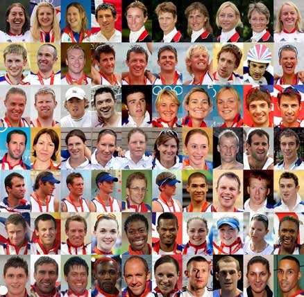 All Britain's medallists