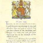 KINGS MESSAGE GIVEN TO ALL SCHOOL CHILDREN