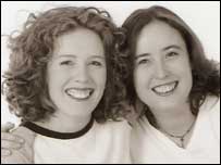 Ruth Barcroft with sister Shan