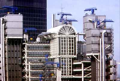 The rear of the Lloyds building