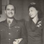 Fred and Margaret Millem's wedding, Bombay 28 Dec 1945