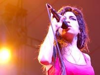 Amy Winehouse at the Eden Sessions gigs July 2007