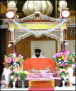 Inside Sheffield Gurdwara