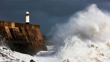Porthcawl Harbour by Allen Lloyd.