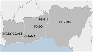 Africa Kicks off map