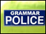Grammar Police bib