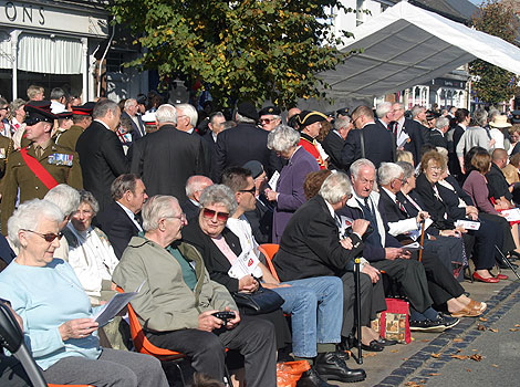 Wootton Bassett parade. Sunday 12th October 2008.