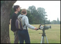 Lee talking to the cameralady